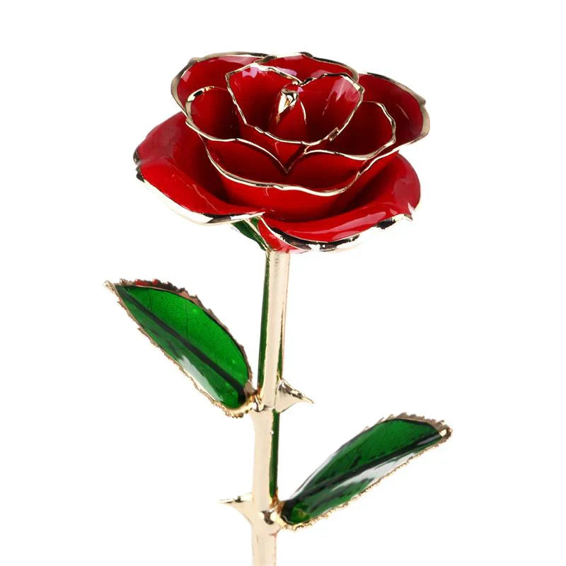 24K Gold Eternity Rose