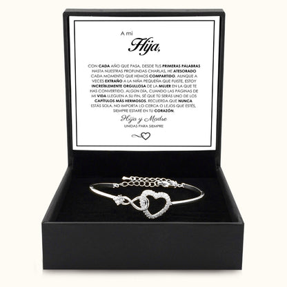 "A Mi Hija" - Pulsera Conectadas Para Siempre