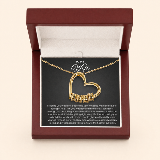 The Heart of the Family necklace in gift box