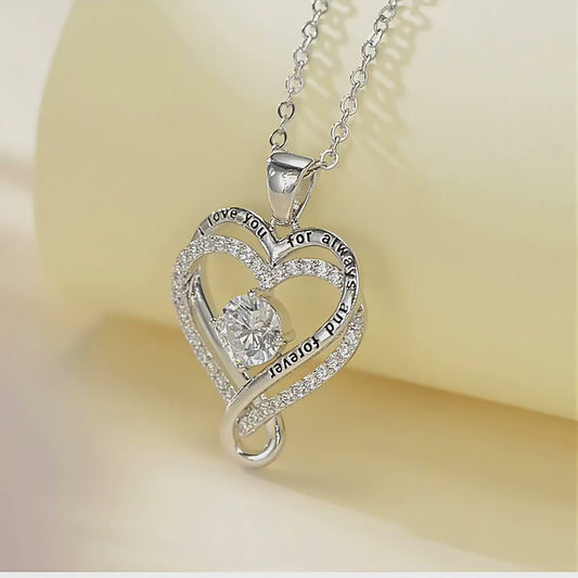 Engraved heart necklace LED box video